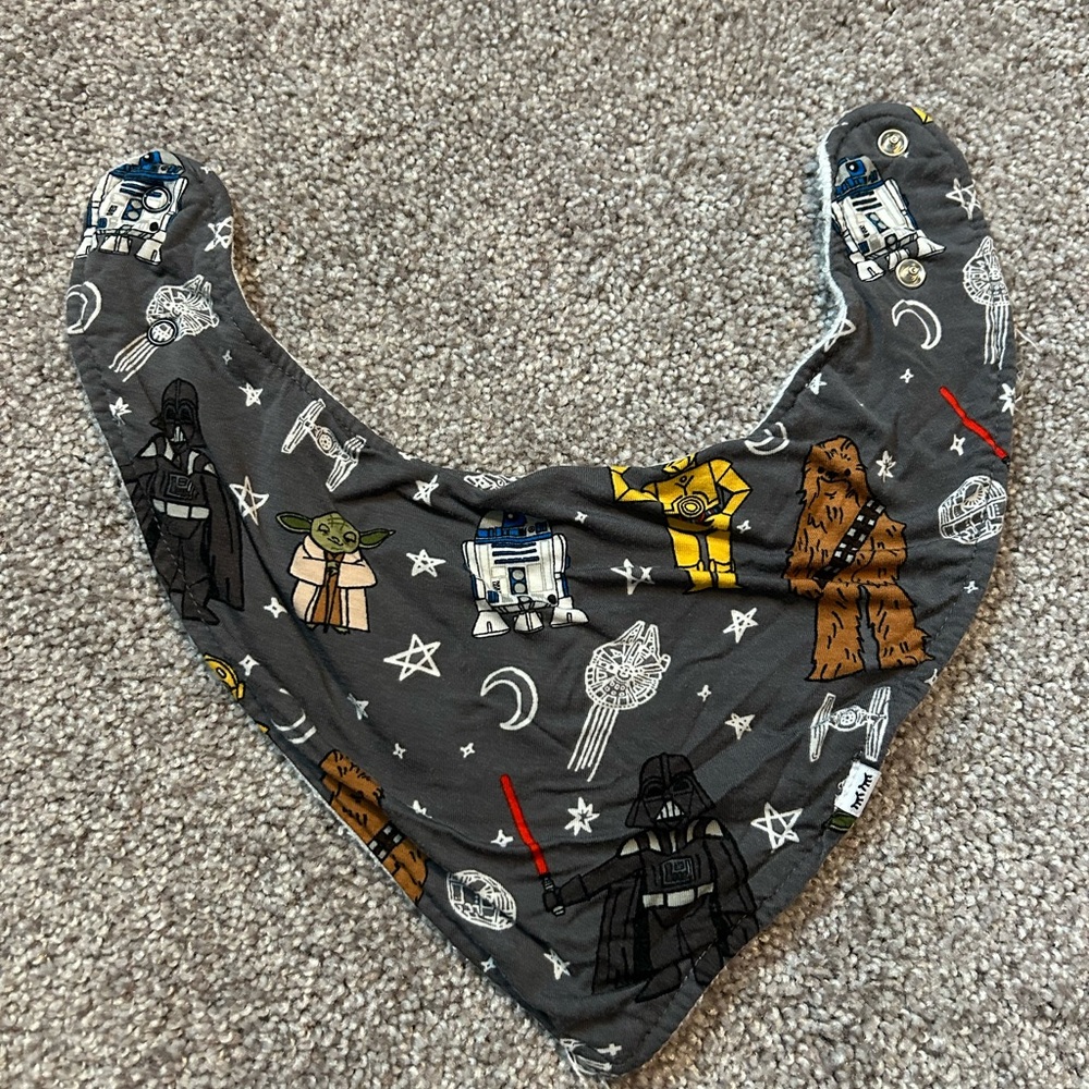 Little Sleepies Stars Wars bib